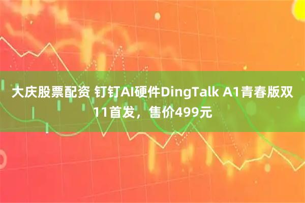 大庆股票配资 钉钉AI硬件DingTalk A1青春版双11首发，售价499元